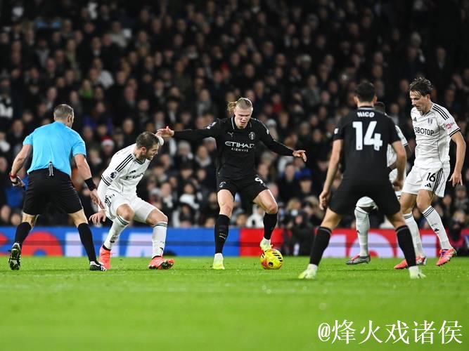 哈兰德达成英超百球壮举 福登连续两场双响 曼城5-4险胜富勒姆 哈兰德达成英超百球壮举 福登连续两场双响 曼城5-4险胜富勒姆