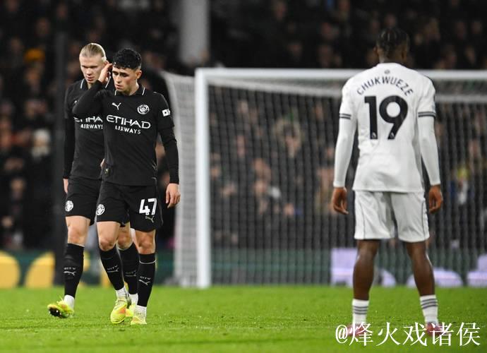 哈兰德达成英超百球壮举 福登连续两场双响 曼城5-4险胜富勒姆 哈兰德达成英超百球壮举 福登连续两场双响 曼城5-4险胜富勒姆